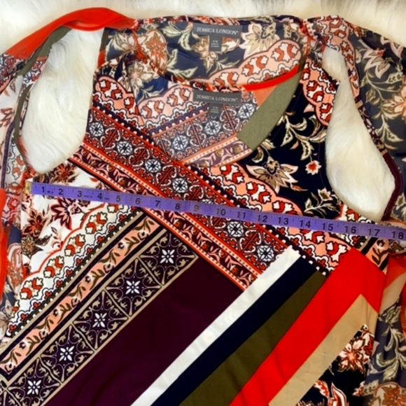 Jessica London plus size two-piece boho style maxi dress - Picture 5 of 15